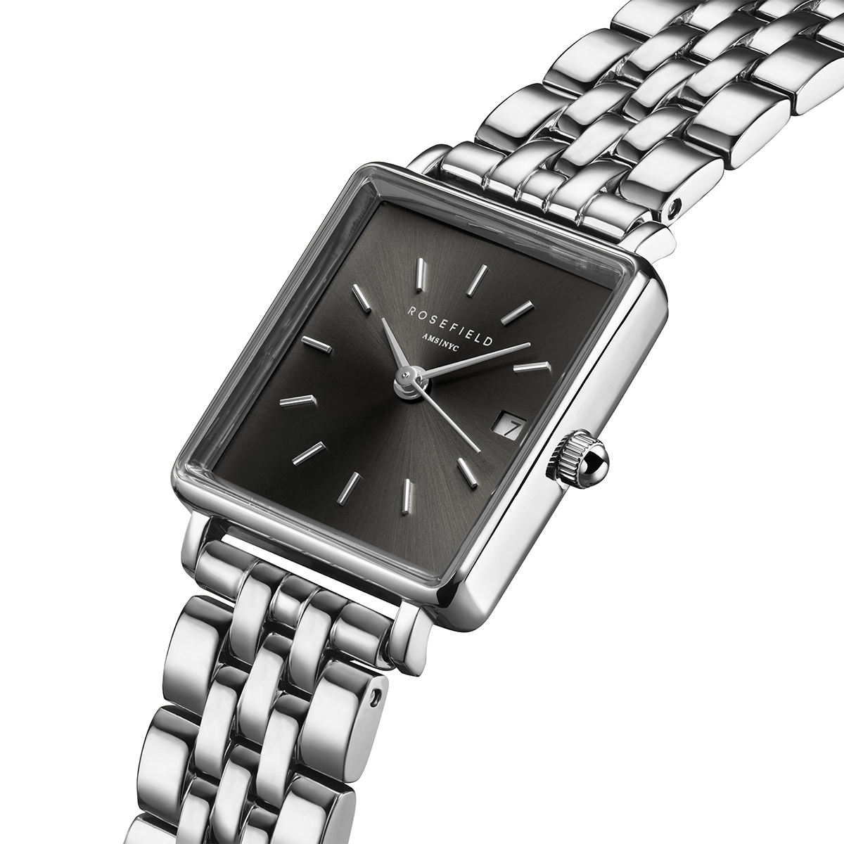 Rosefield Boxy XS Grey Steel Silver - BGSSS-Q051