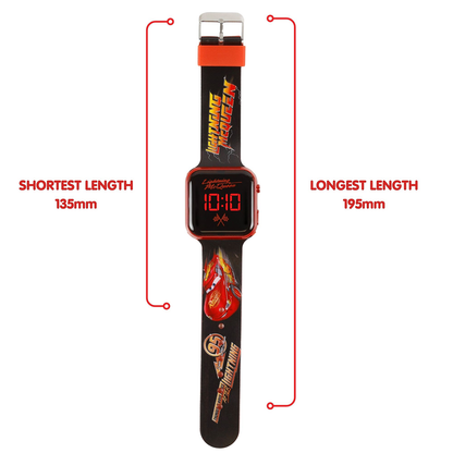 Lightning McQueen Boys LED Watch - CZM4052