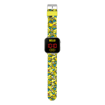 Minions Printed Strap LED Watch - DMF4106ARG