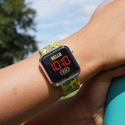 Minions Printed Strap LED Watch - DMF4106ARG