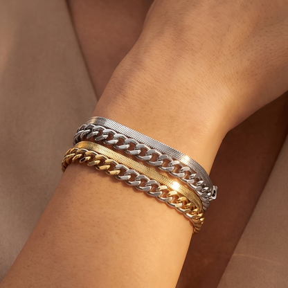 Liu Jo Double Layered Bracelet Pair