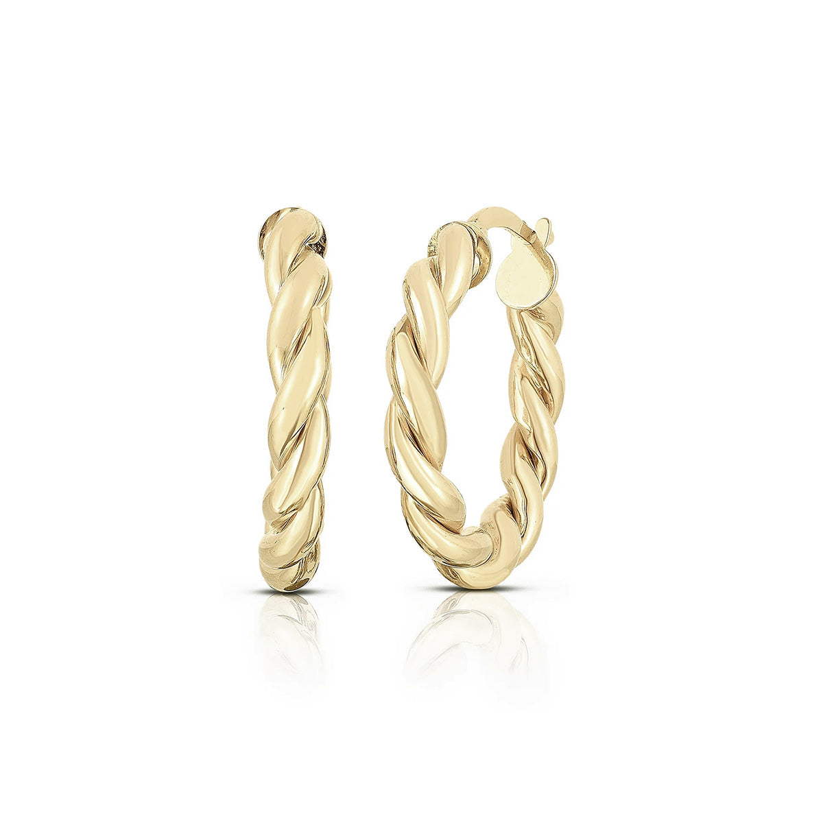 Liu Jo Noir Golden Hoops - LJ2408