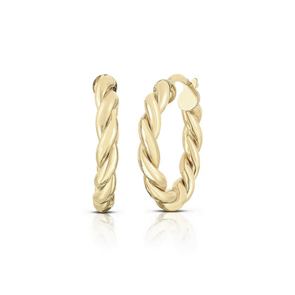 Liu Jo Noir Golden Hoops - LJ2408