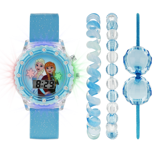 Disney Frozen Light Up Digital Watch and Bracelet Set - FZN4087ARGSET