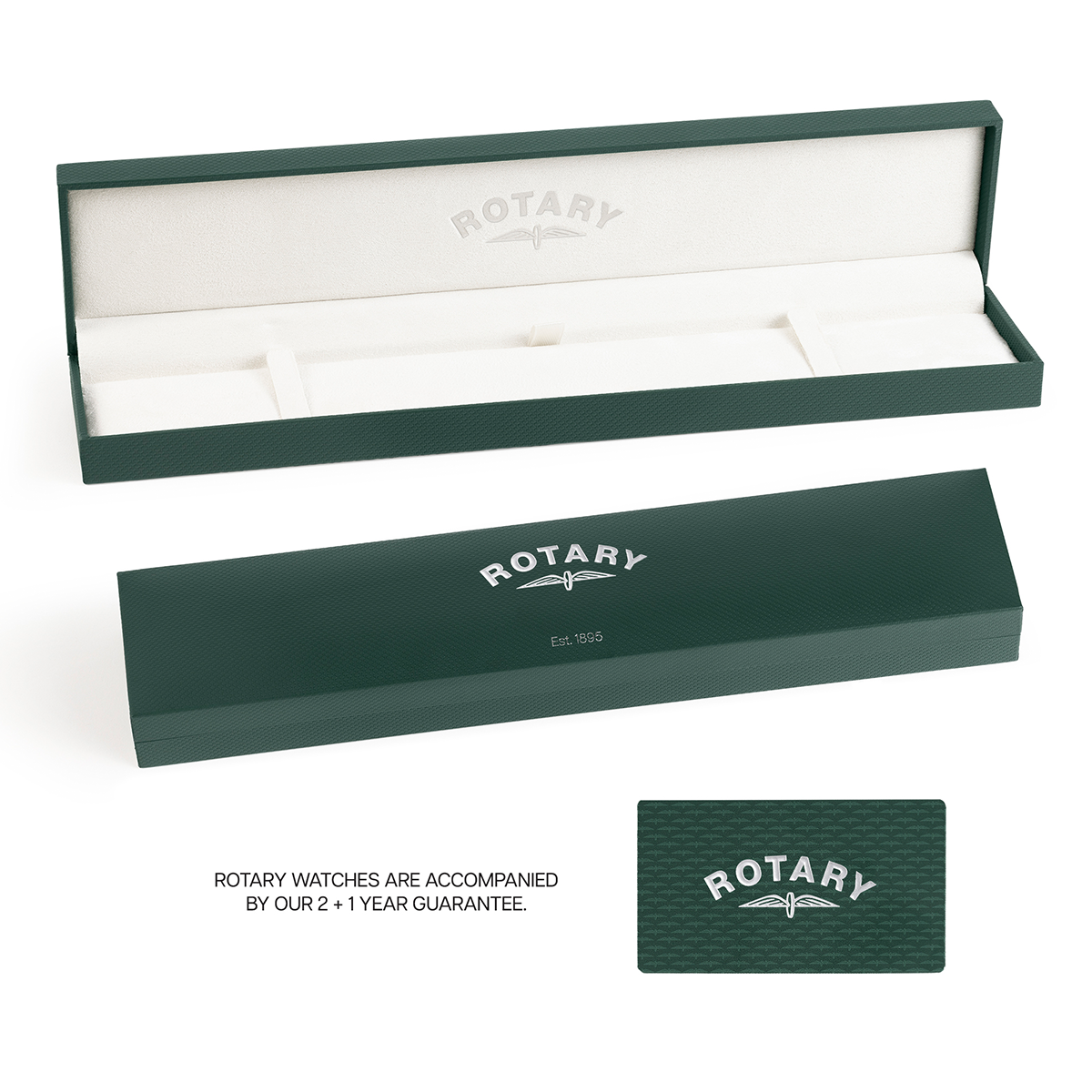 Rotary Men's Heritage Stainless Steel Brown Leather Strap Watch - GS05420/02