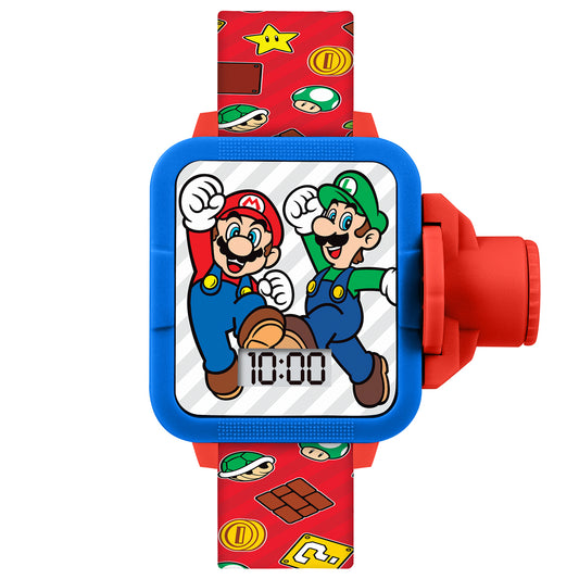 Mario Red Strap Projection Watch-GSM4206
