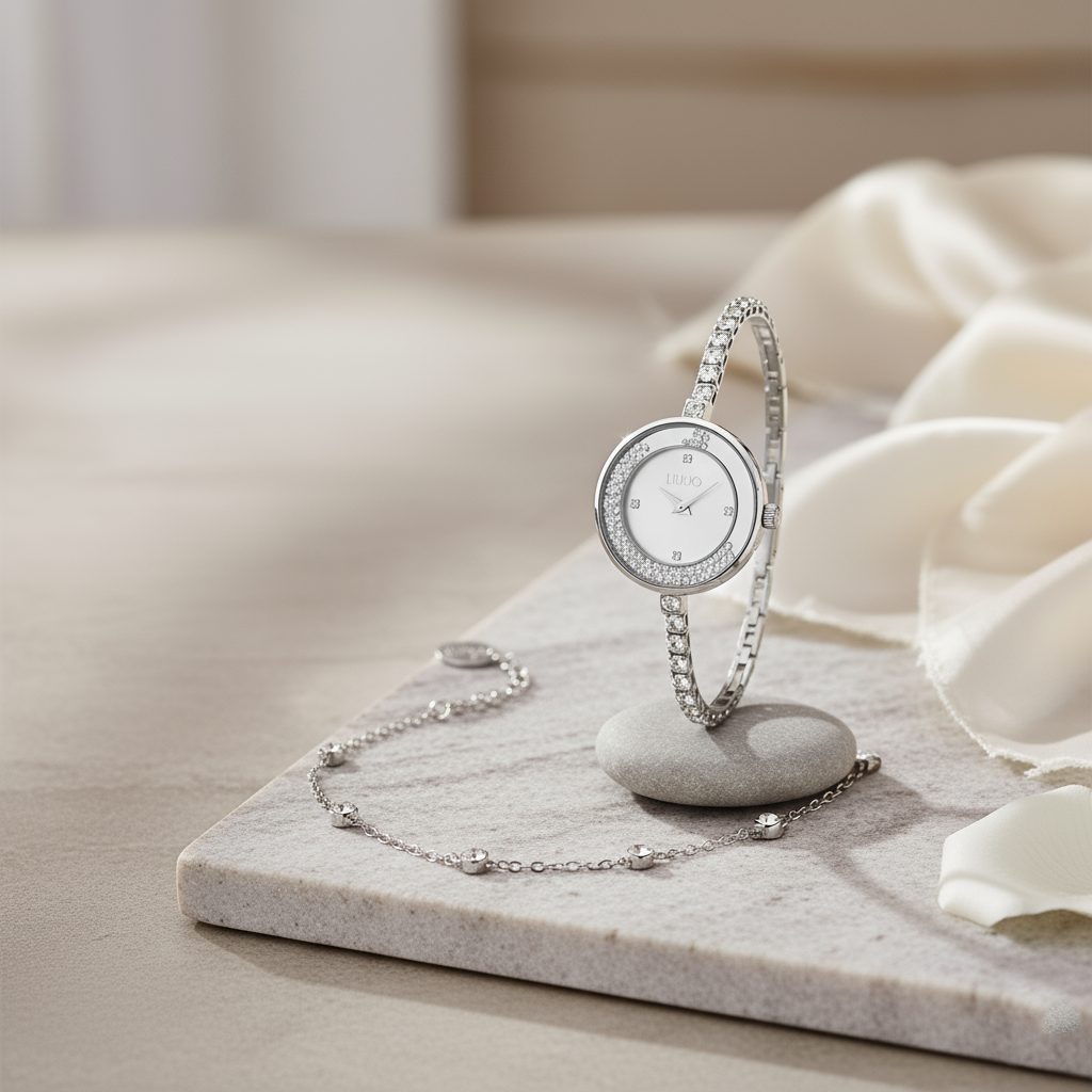 Liu Jo Dancing Gala Silver Watch & Cairo Silver Bracelet