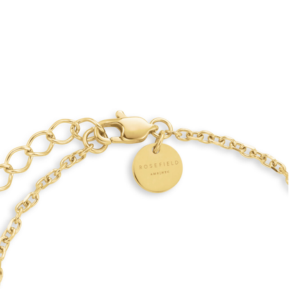 Rosefield Bold Solitary Charms Bracelet Gold - JBBCG-J1211