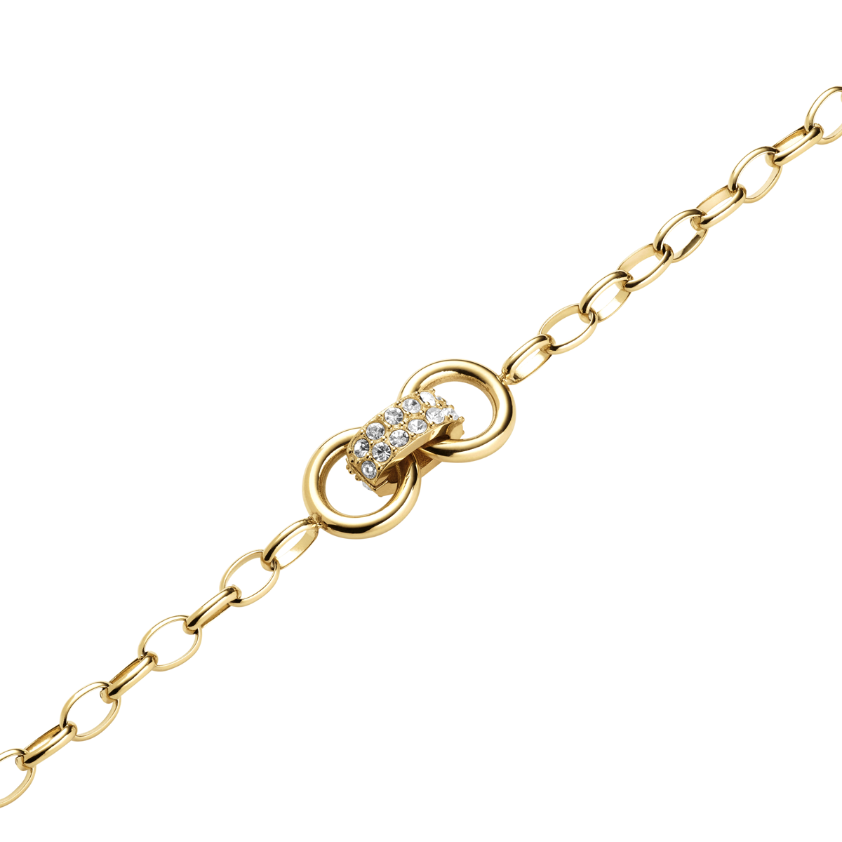 Rosefield Bow Link Studs Bracelet Gold - JBBSG-J899