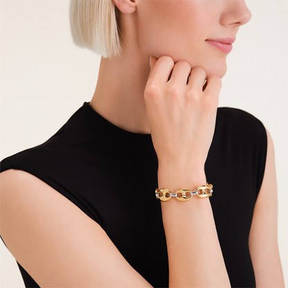 Rosefield Coffee Bean Duotone Bracelet & Earrings