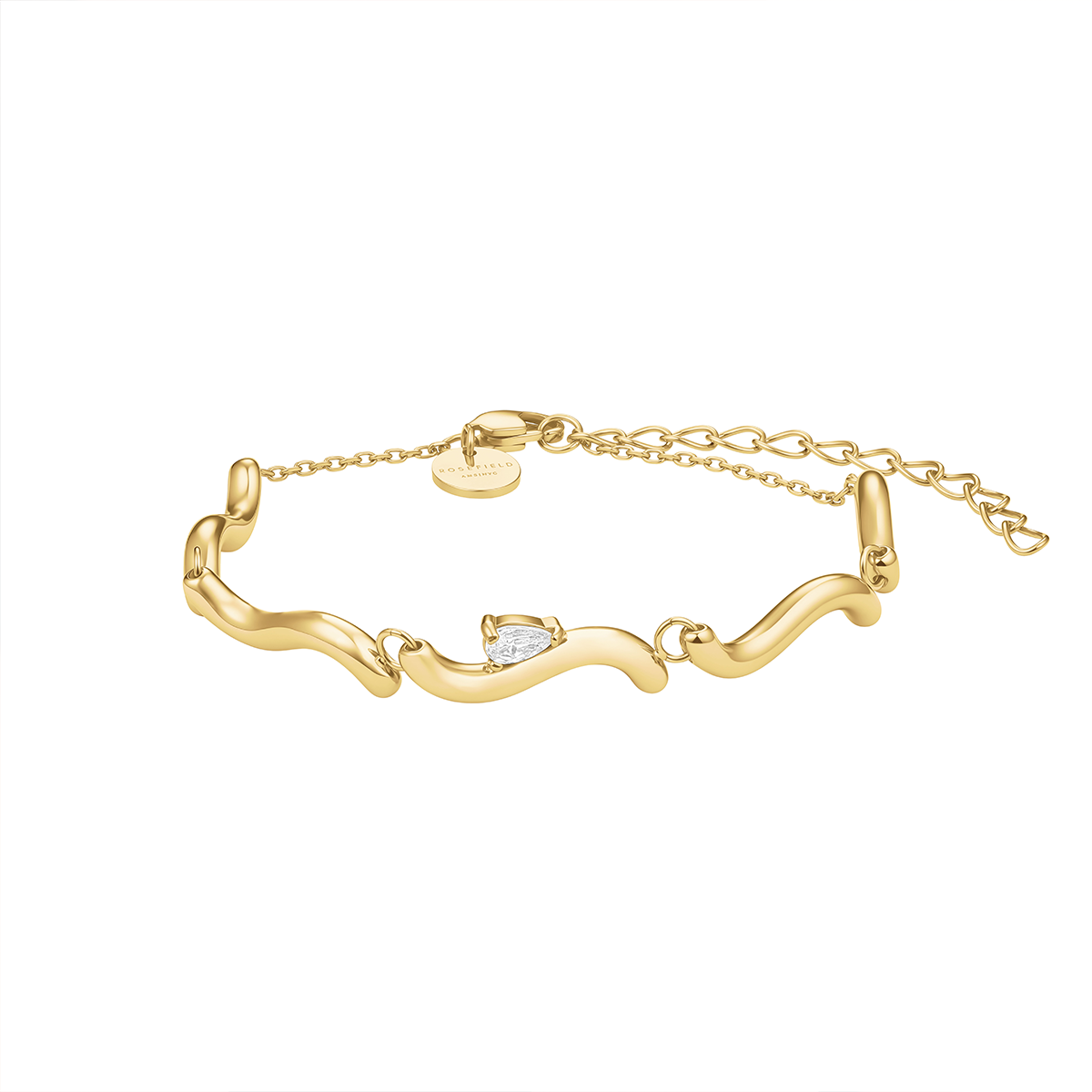 Rosefield Drop Wave Bracelet Gold - JBDWG-J1305