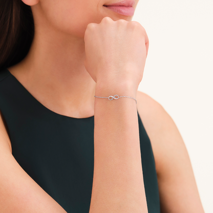 Rosefield Infinity Bracelet Silver - JBIBS-J1330
