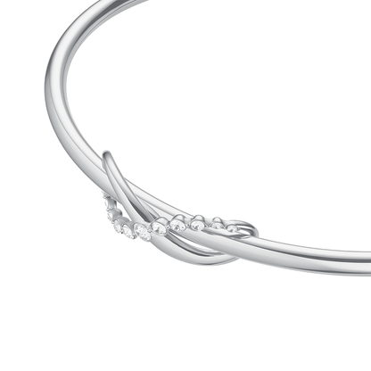 Rosefield Infinity Bangle Silver - JBIBS-J1331