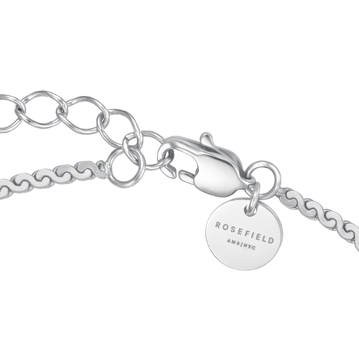 Rosefield Marquise Wave Soft Bracelet Silver - JBMWS-J1326