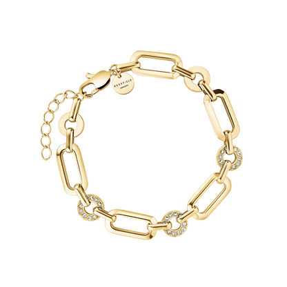 Rosefield Multi Octagon Studs Bracelet Gold - JBOSG-J900