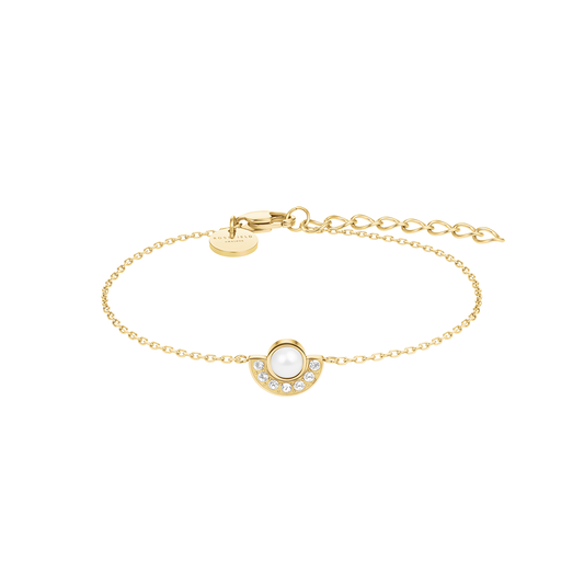 Rosefield Modern Pearl Circle Bracelet Gold - JBPCG-J1295