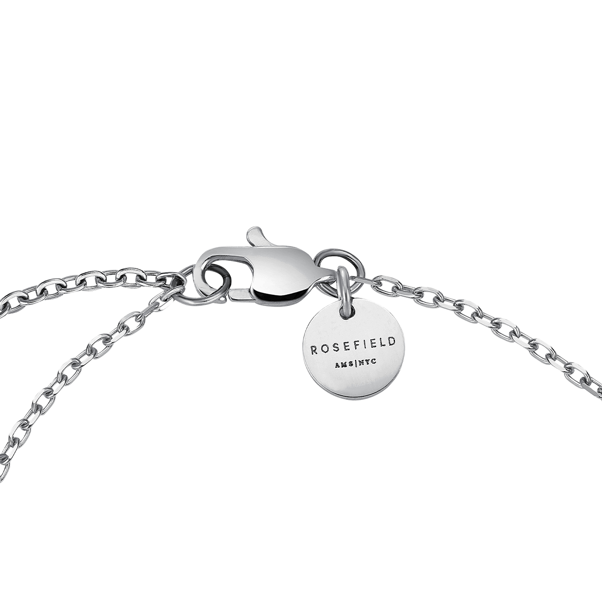 Rosefield Row of Hearts Silver Necklace & Bracelet