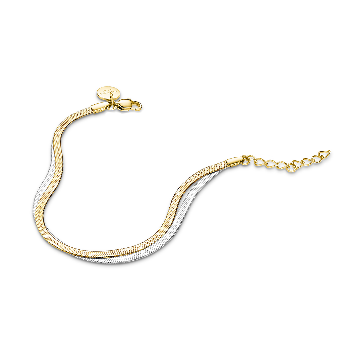Rosefield Snake Bracelet  Duo Tone - JBSCD-J677