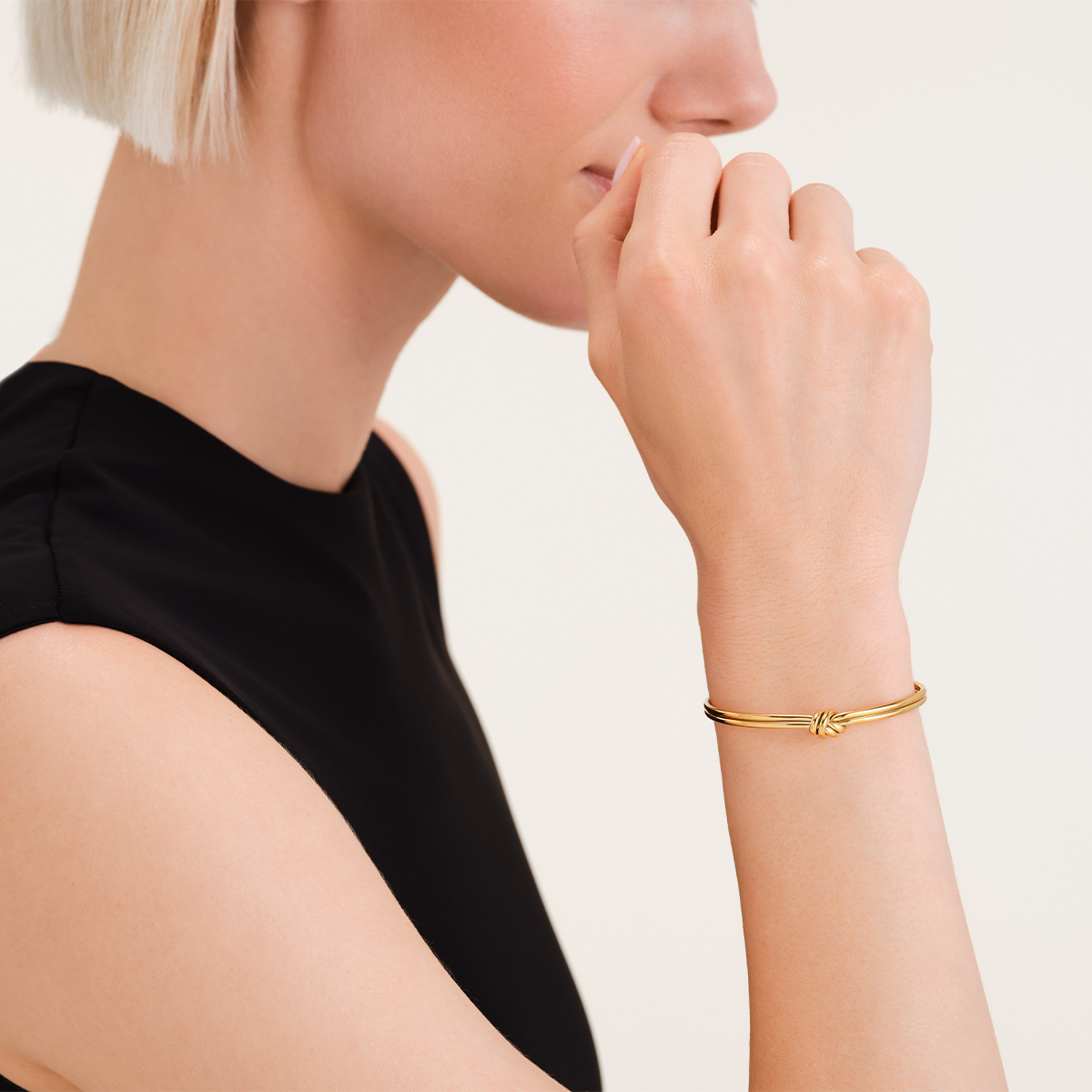 Rosefield Statement Knot Bangle - JBSKG-J1061