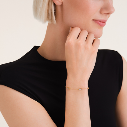 Rosefield Triple Crystal Bracelet - JBTCG-J1020