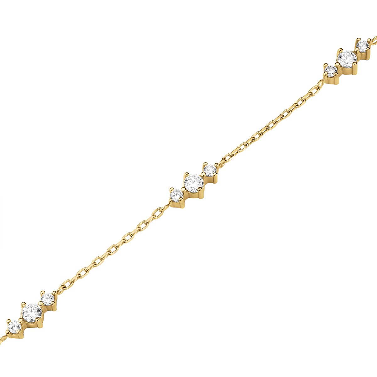 Rosefield Triple Crystal Bracelet - JBTCG-J1020