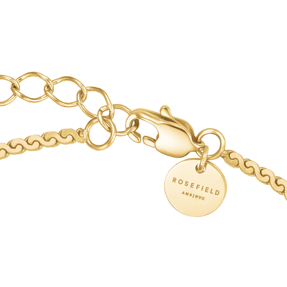 Rosefield Marquise Wave Soft Bracelet Gold - JBWSG-J1304