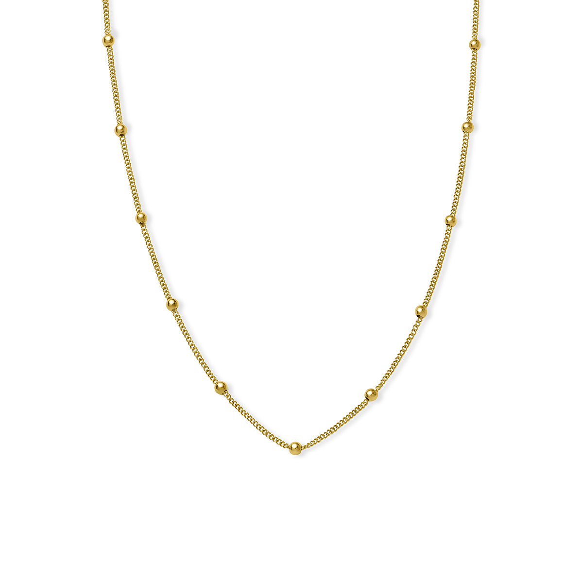 Rosefield Dotted Necklace Gold - JDCHG-J057