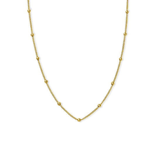 Rosefield Dotted Necklace Gold - JDCHG-J057
