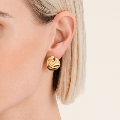Rosefield Modern Vintage Folded Studs - JEFSG-J963