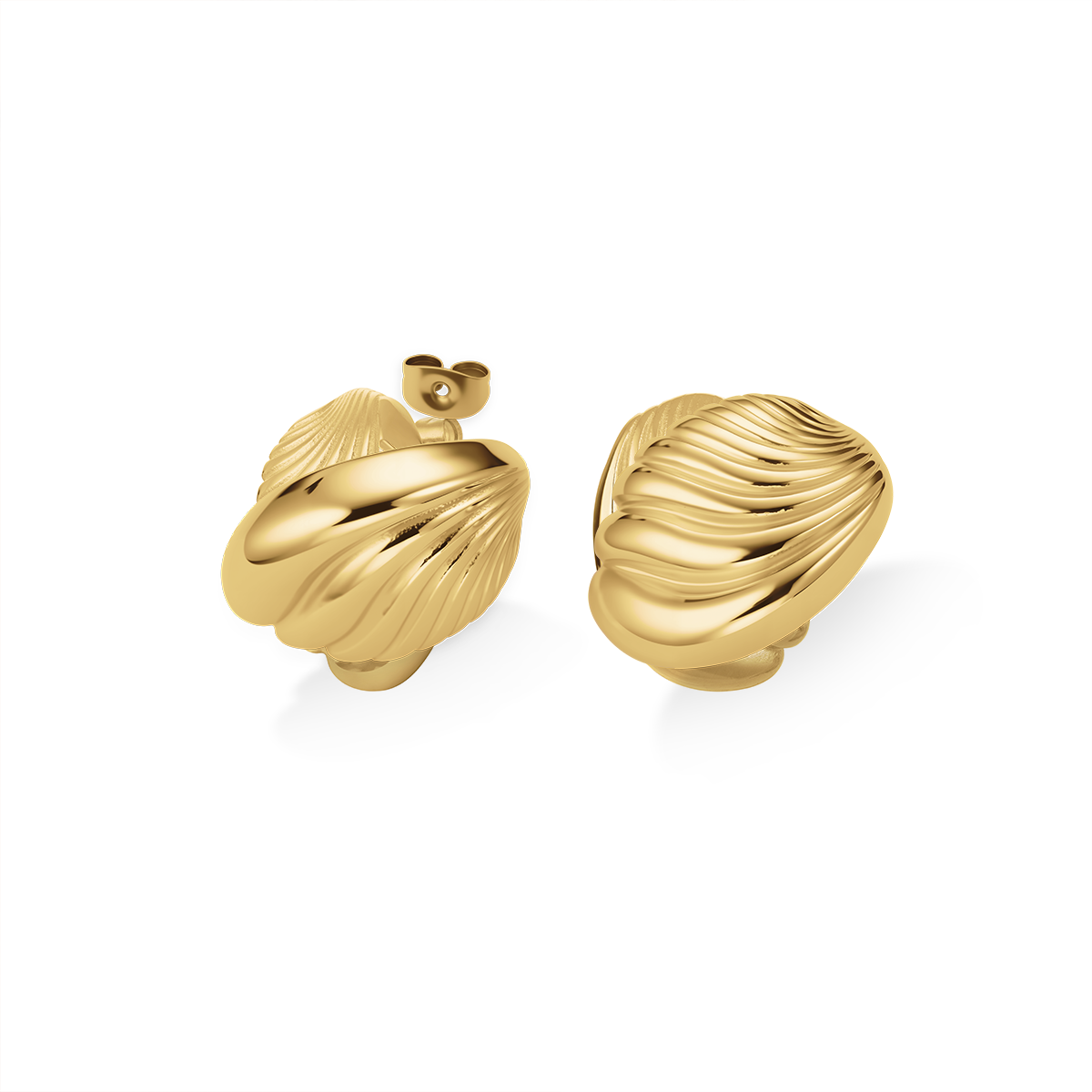 Rosefield  Modern Vintage Gold Studs Trio
