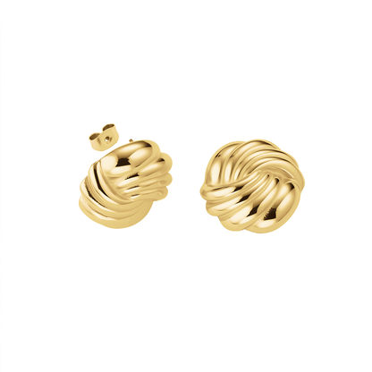 Rosefield  Modern Vintage Gold Studs Trio