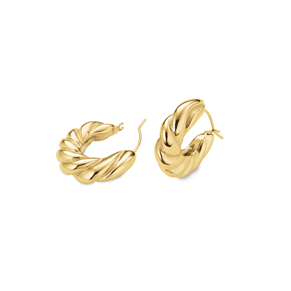 Rosefield Twisted Hoops - JETHG-J972