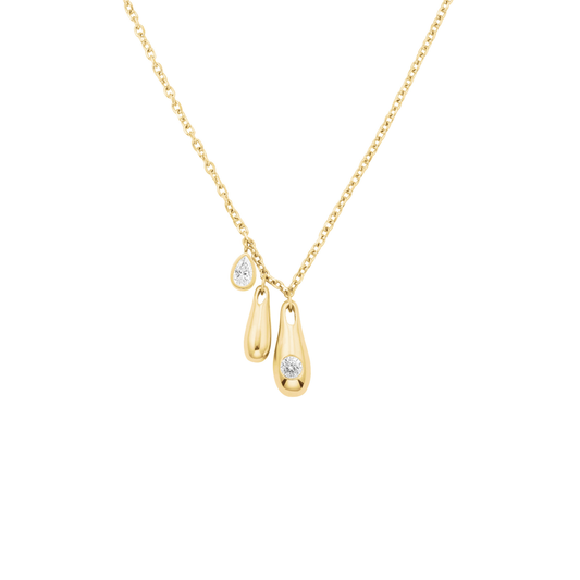 Rosefield Bold Solitary Charms Necklace Gold - JNBCG-J1209