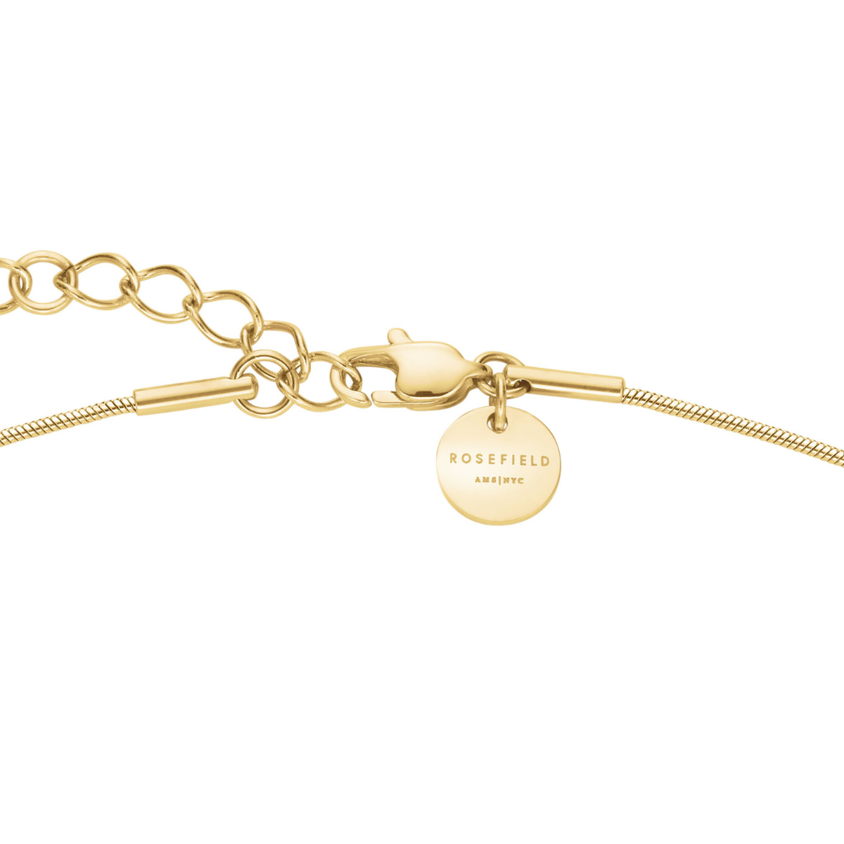 Rosefield Playful Crystals Multi Drops Necklace Gold - JNCDG-J1177