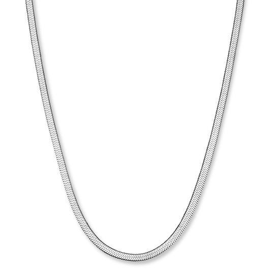 Rosefield Snake Necklace Silver - JNFSS-J528