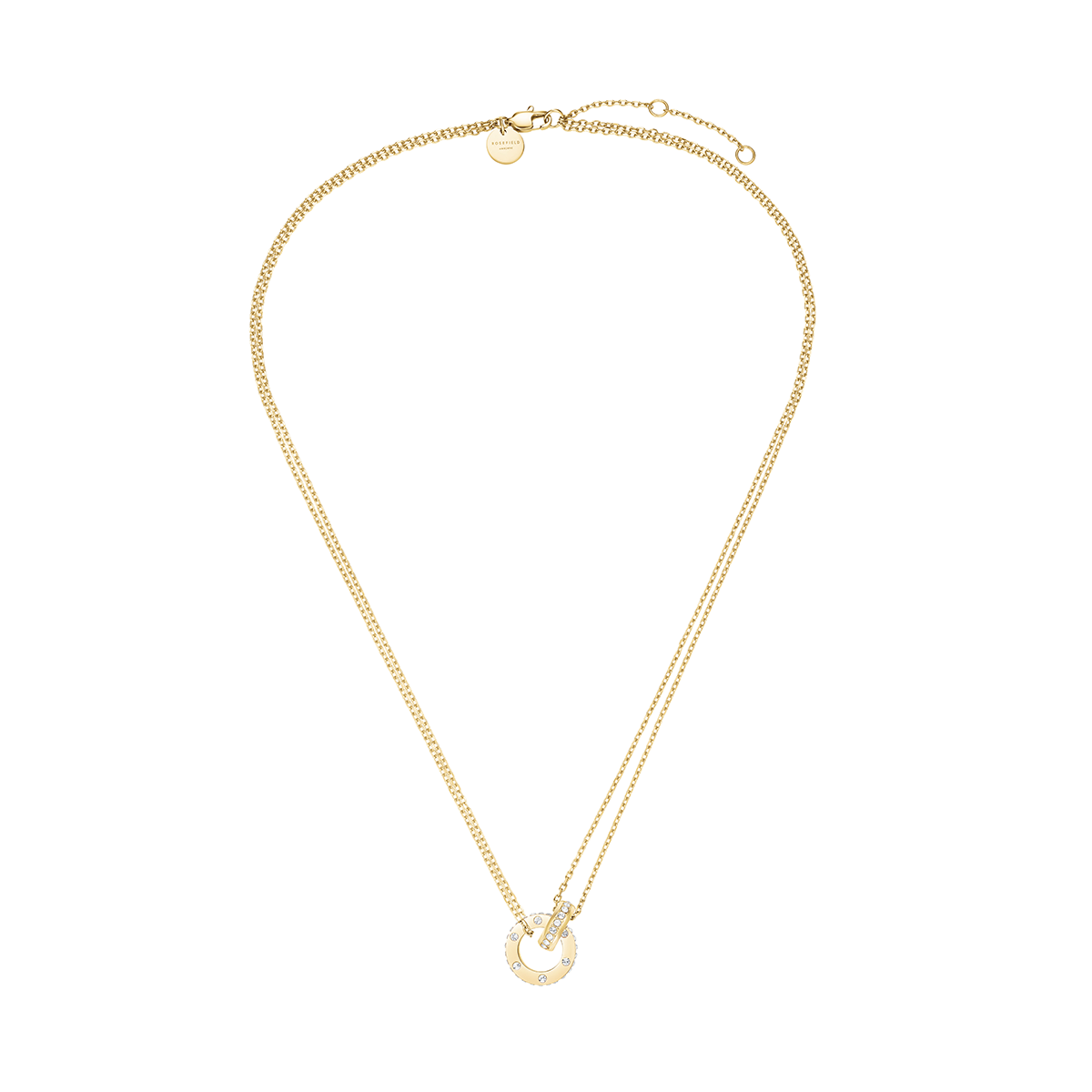 Rosefield Love Connection Necklace Gold - JNLCG-J1315