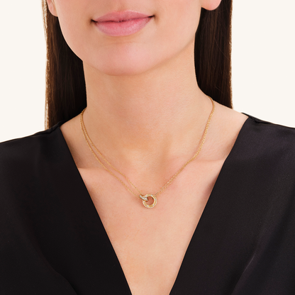 Rosefield Love Connection Necklace Gold - JNLCG-J1315