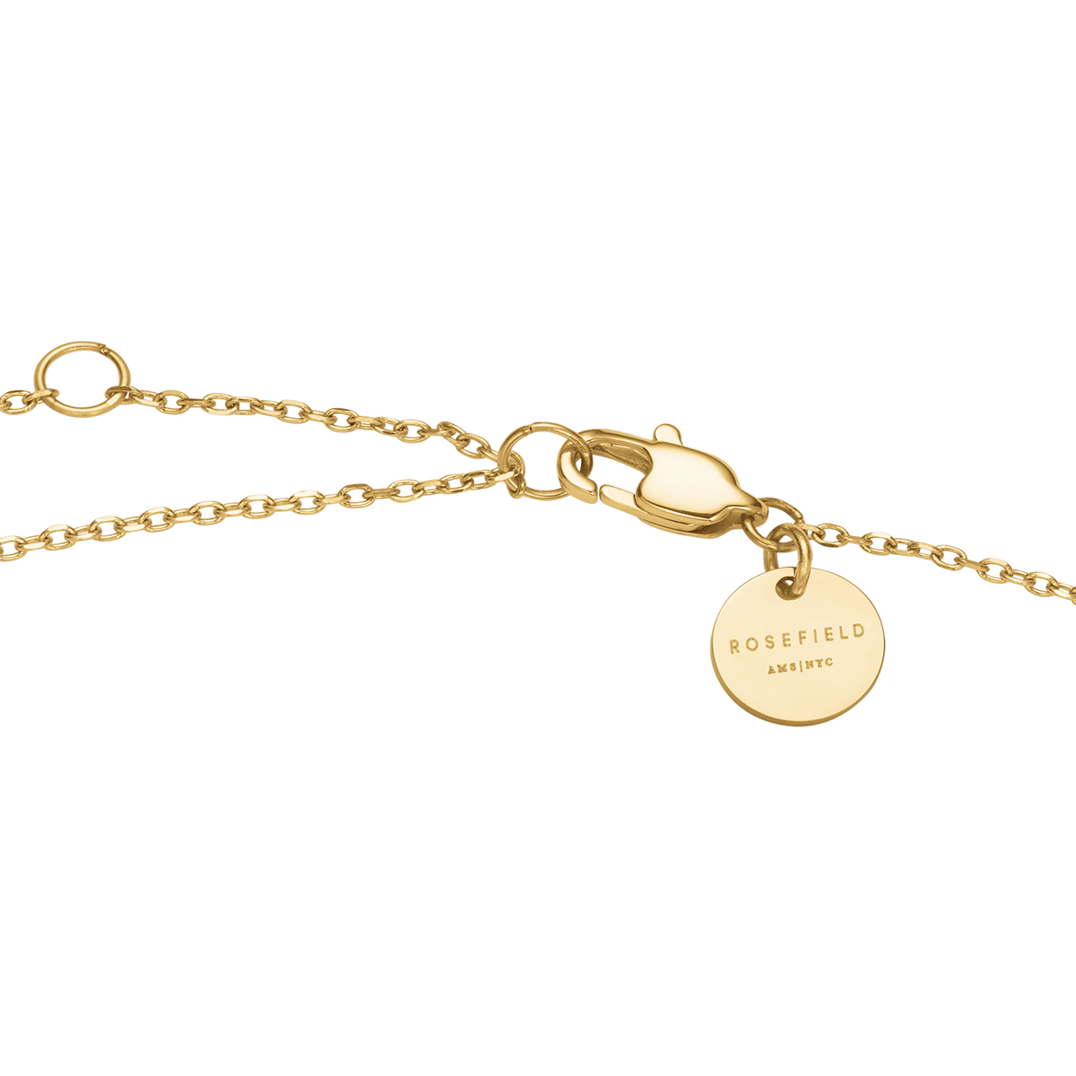 Rosefield Multi Hearts Necklace Gold - JNMHG-J1274