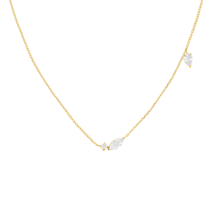 Rosefield Mix soft Necklace Gold - JNMSG-J1306