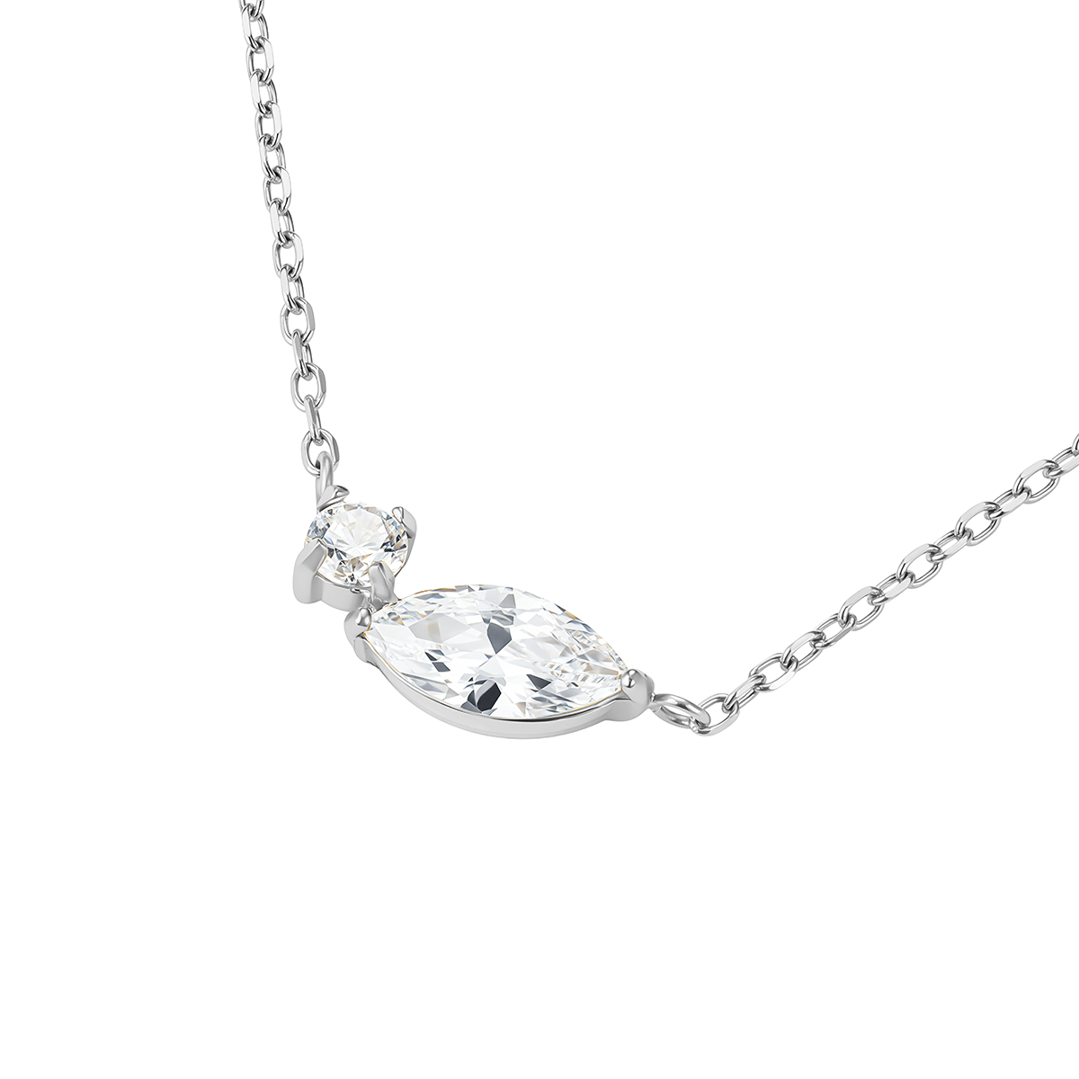 Rosefield Mix soft Necklace Silver - JNMSS-J1327