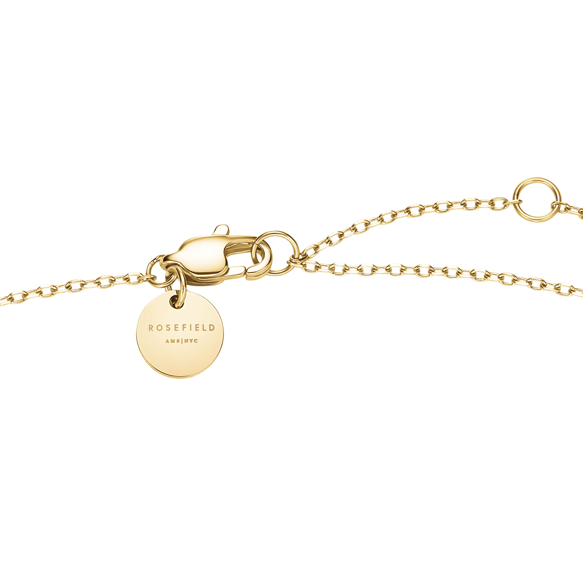 Rosefield Modern Pearl Circle Necklace Gold - JNPCG-J1292