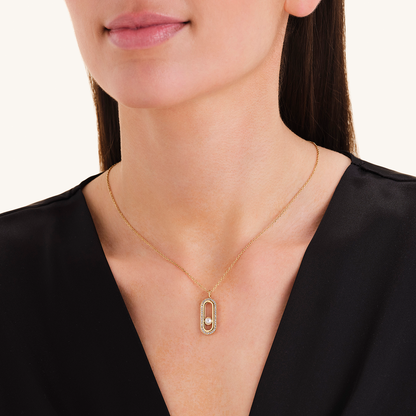 Rosefield Modern Pearl Pendant Necklace Gold - JNPPG-J1293