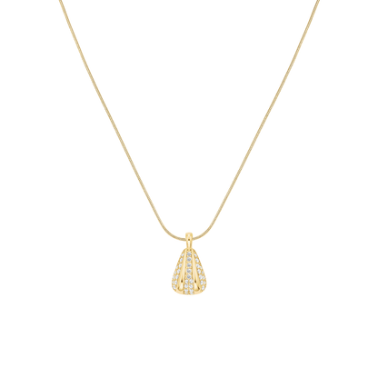 Rosefield Pave Striped Necklace Gold - JNPSG-J1231