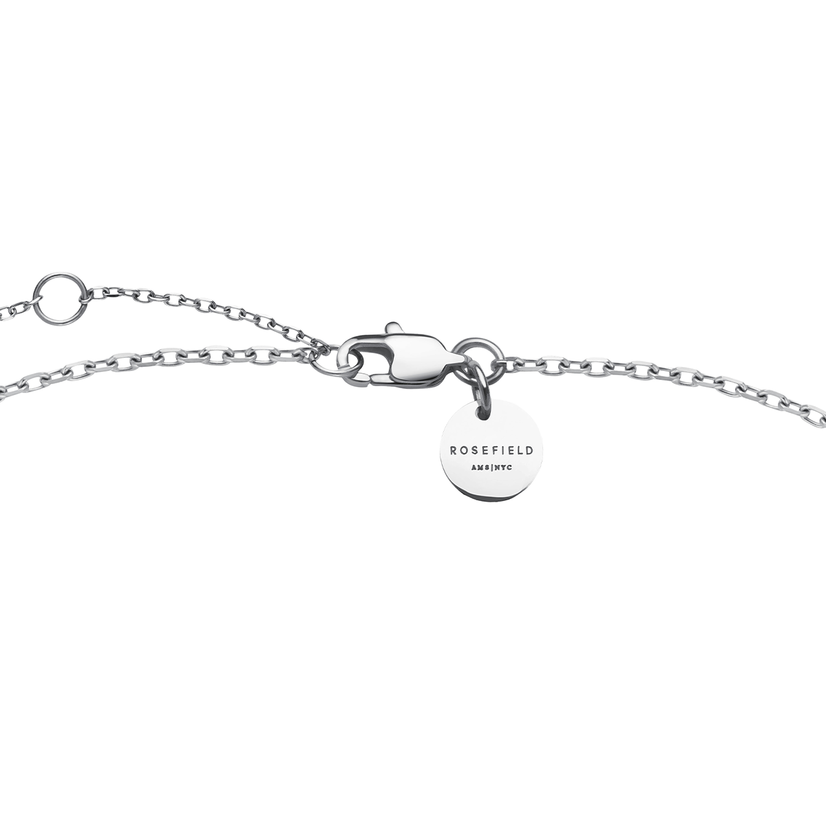 Rosefield Row of Hearts Necklace Silver - JNRHS-J1006
