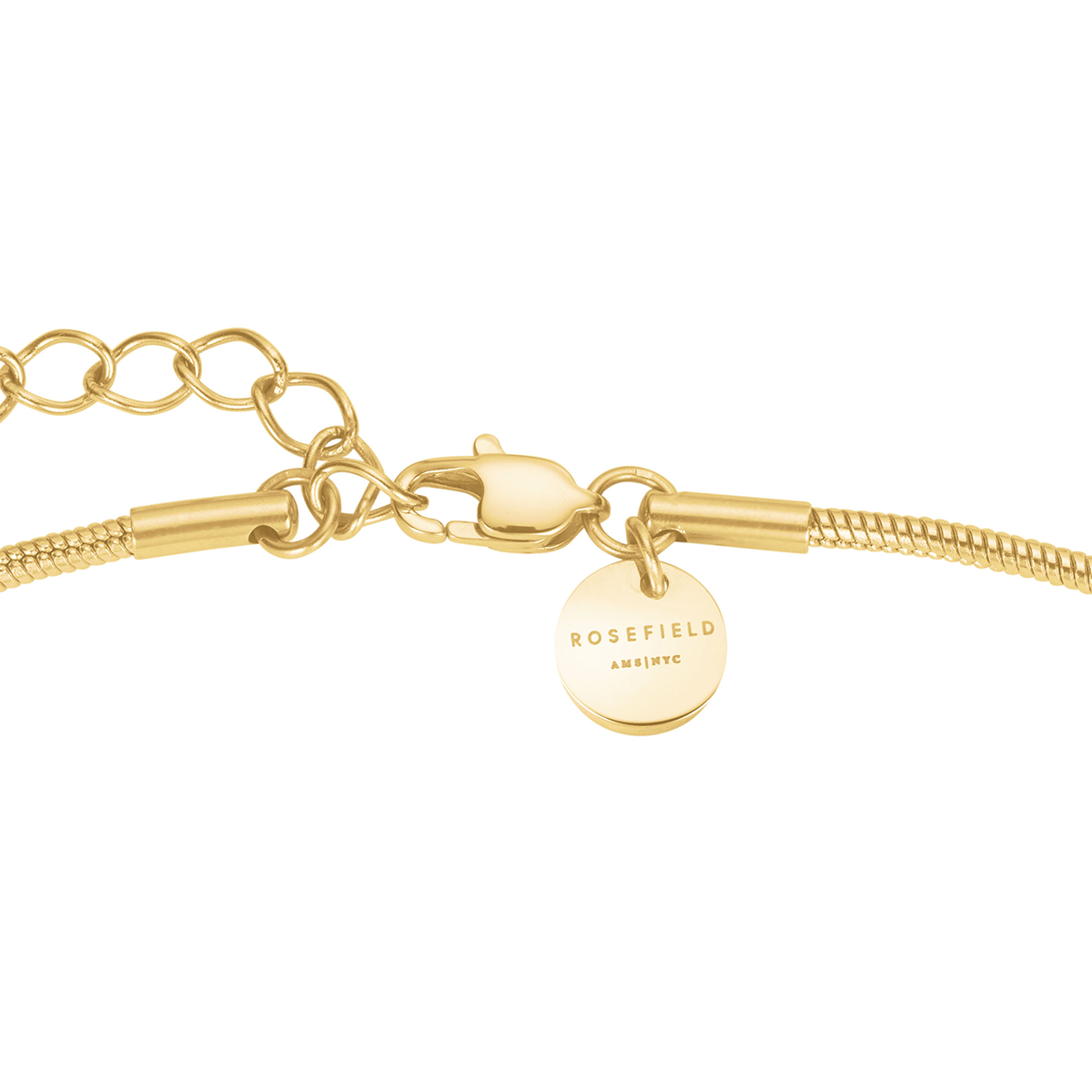 Rosefield Wave Pendant Necklace Gold - JNWPG-J1307