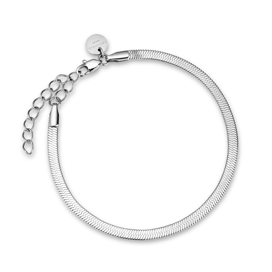 Rosefield Snake Bracelet Silver - JTBFS3S-J390