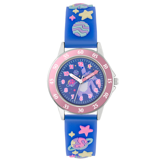 Disney Lilo and Stitch 3D Time Teacher Silicone Strap Watch - LAS9020