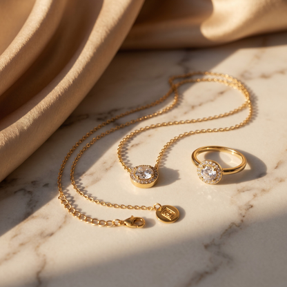 Liu Jo Signature Gold Jewelry Pair