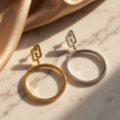 Liu Jo Aura Studs Pair (Silver + Gold)