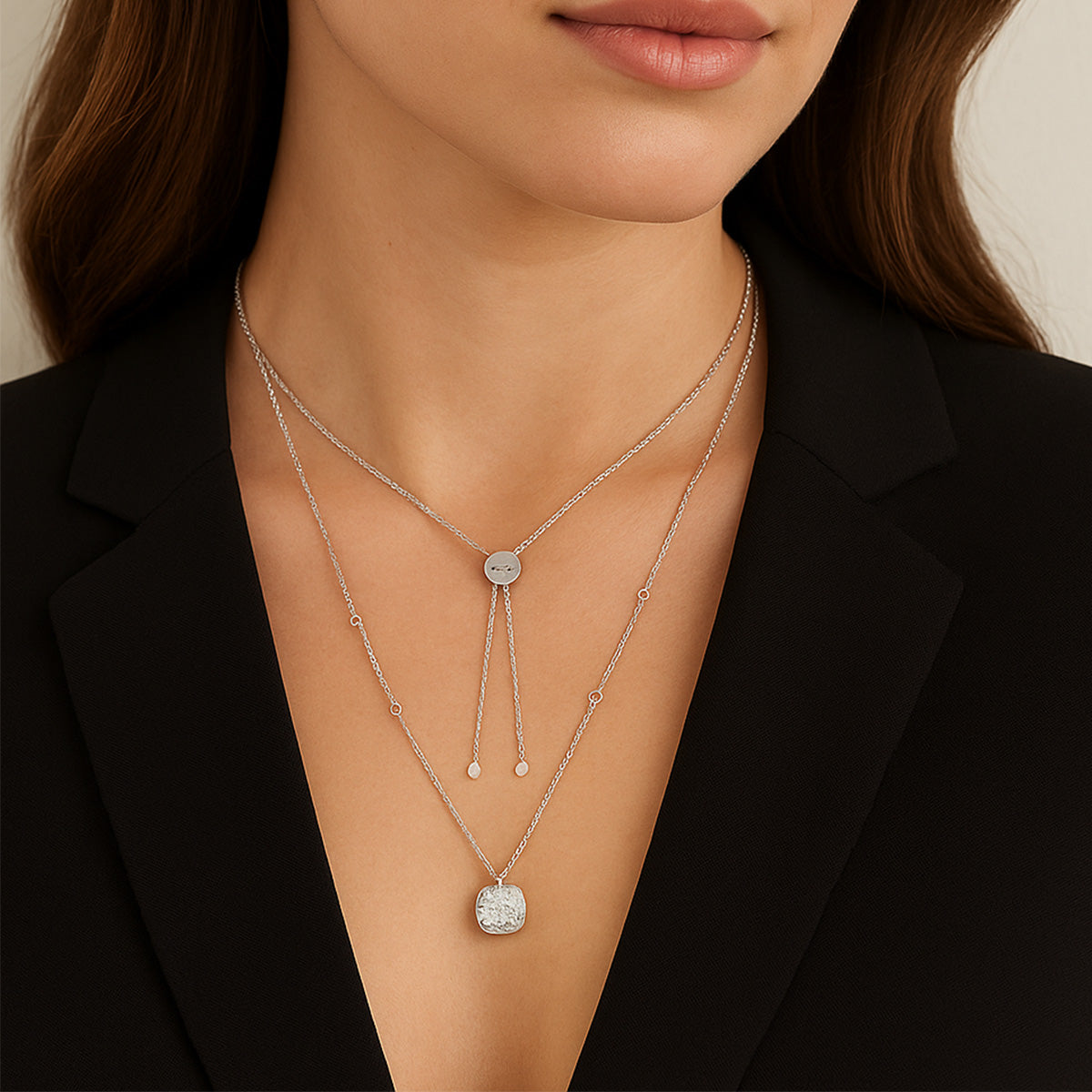 Liu Jo Luna Silver Necklace - LJ2255